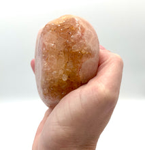 Load image into Gallery viewer, Side of Pink Amethyst Heart