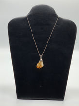Load image into Gallery viewer, Citrine Pendant on Silver Chain