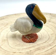 Load image into Gallery viewer, stone pelican peruvian bird 
