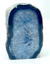 Load image into Gallery viewer, blue agate lamp
