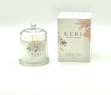 Load image into Gallery viewer, white tea bell jar candle 
