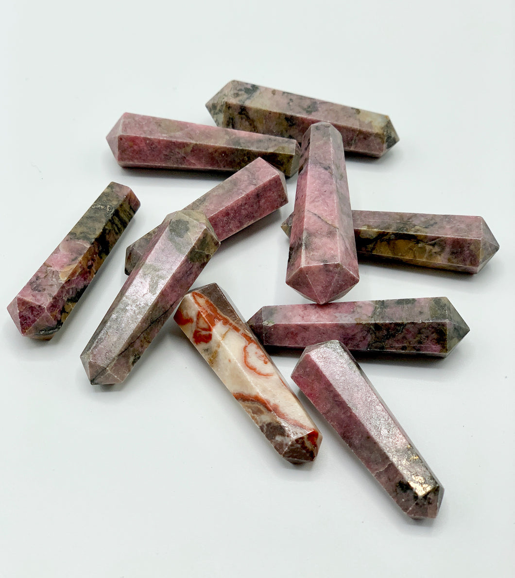 Rhodonite Wand - small