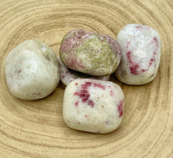 Cherry Blossom Stone  (Cinnabrite) Tumbles - extra large