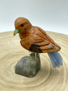 sparrow stone bird peruvian 