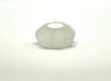 Load image into Gallery viewer, selenite tea light candle holder 
