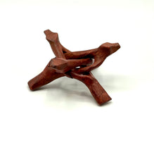 Load image into Gallery viewer, Brown wooden tripod sphere stand
