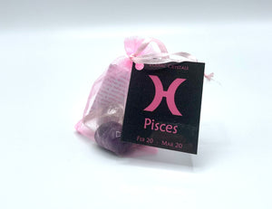 pisces crystals in pouch 