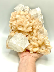 Stilbite with Apophyllite Cluster