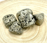 Pyrite tumbles 