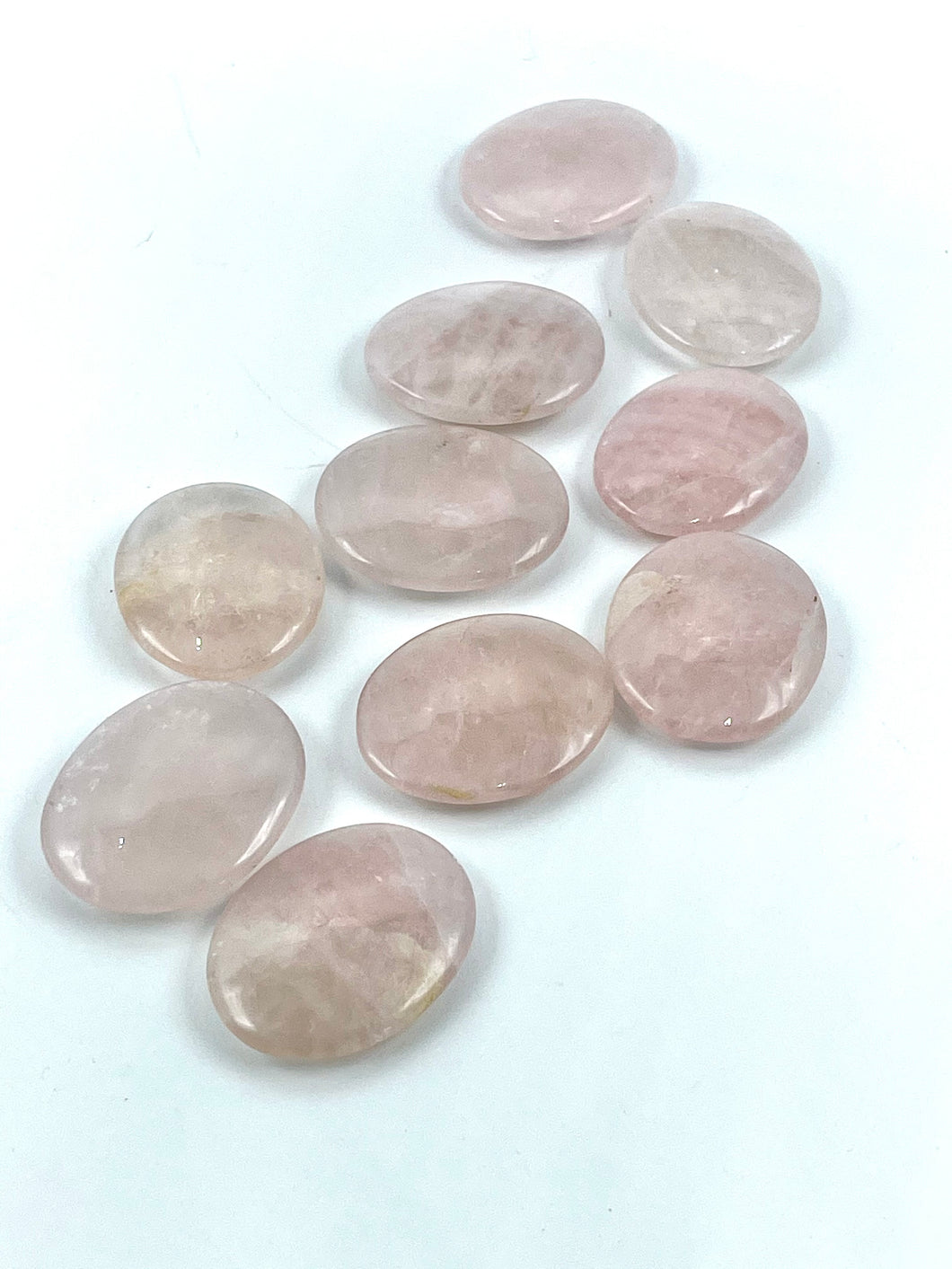 Rose Quartz Palm Stone 