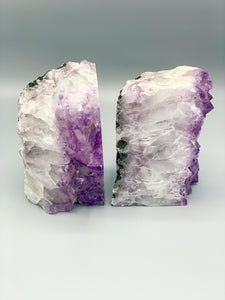 Amethyst bookends 