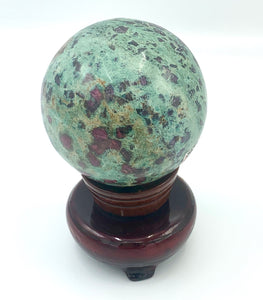 Ruby In Fuchsite  Sphere