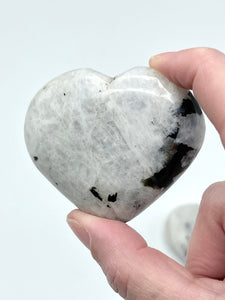 Rainbow Moonstone Heart