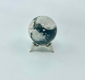 Silver Sphere Stand