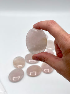 Rose Quartz palm stone 