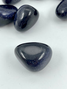 Blue Goldstone Tumbles