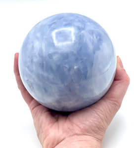 Blue Calcite Sphere