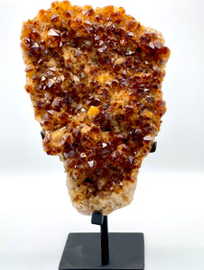 Citrine Cluster on Stand