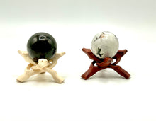 Load image into Gallery viewer, Tripod sphere stands with spheres
