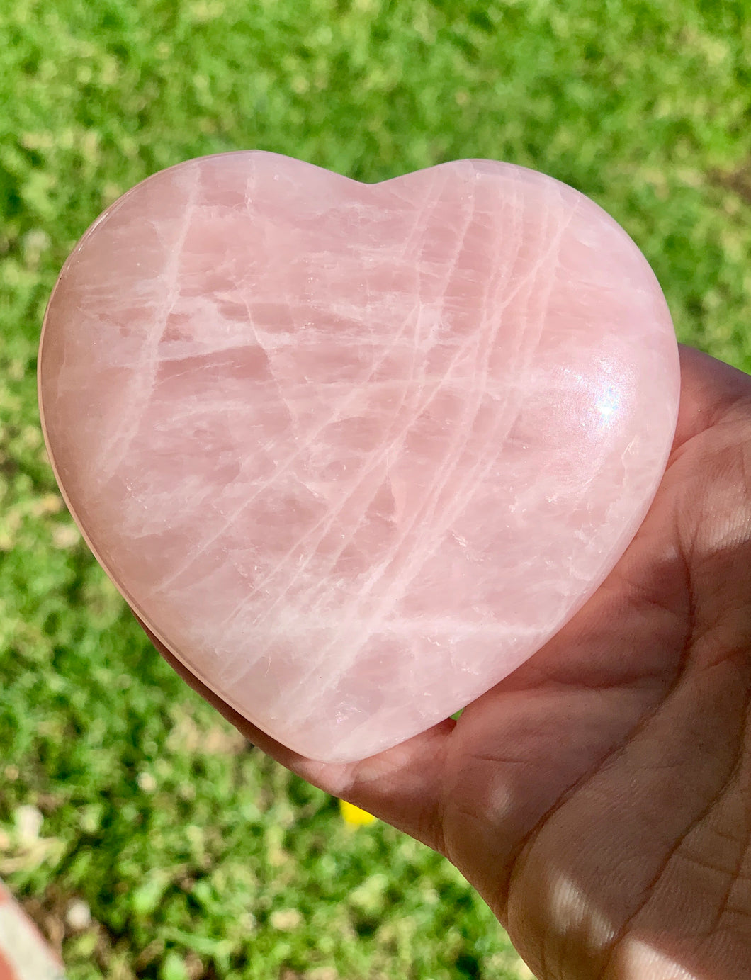 Rose Quartz Heart