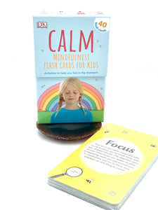 Calm mindfulness kids flash cards 
