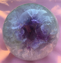 Load image into Gallery viewer, Front open amethyst geode
