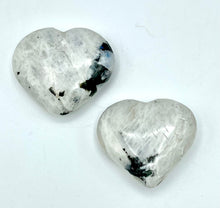 Load image into Gallery viewer, Two Rainbow Moonstone Hearts 

