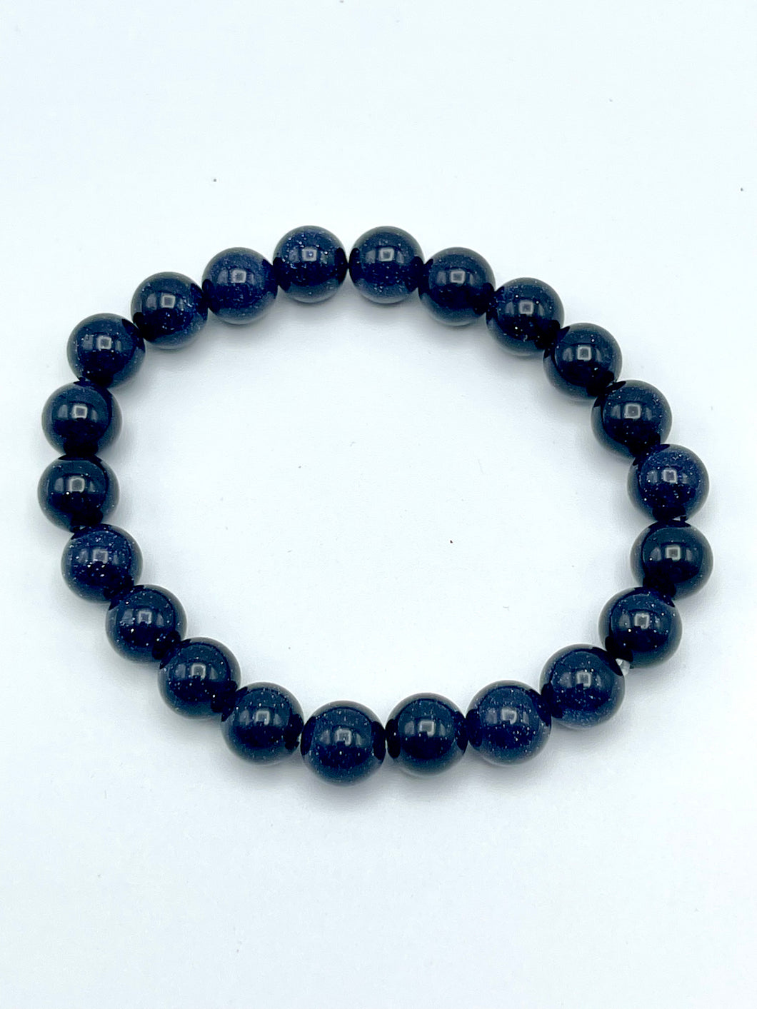 Blue Goldstone Bracelet 8mm