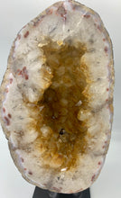 Load image into Gallery viewer, Citrine on black stand 
